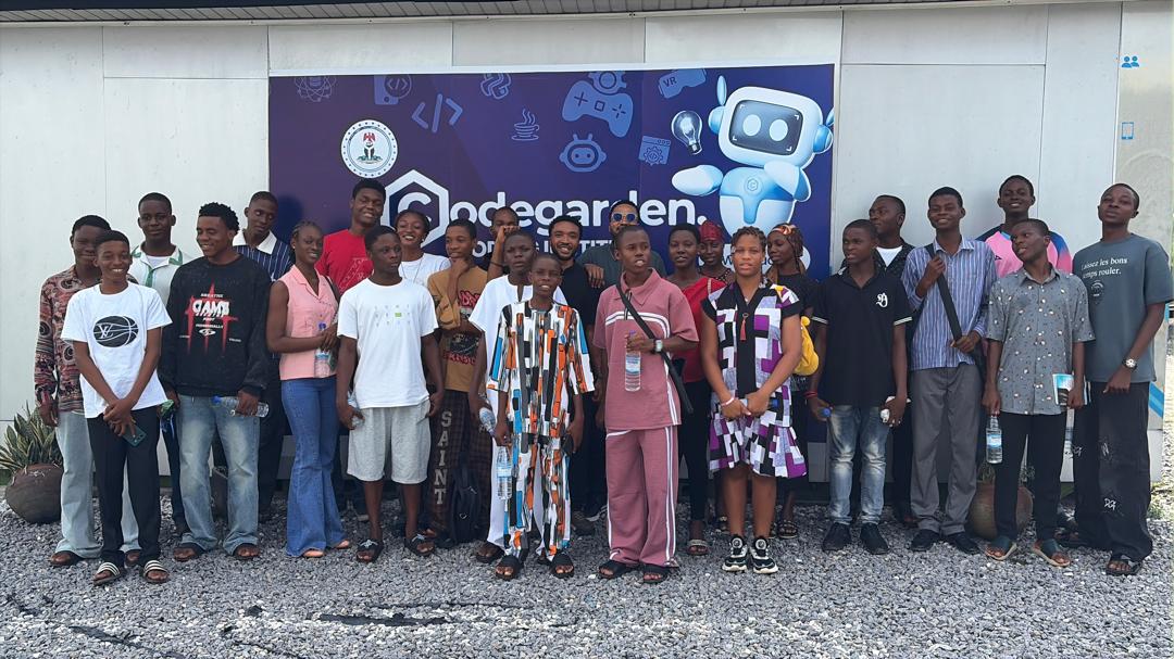 Students learning to code at Codegarden